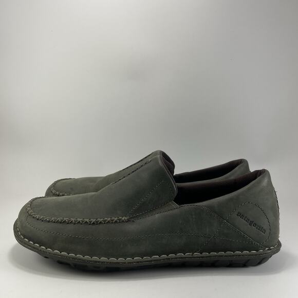 Patagonia Olive Night Slip On Shoes Mens Size 12 Gray Black Casual Loafers main image 6